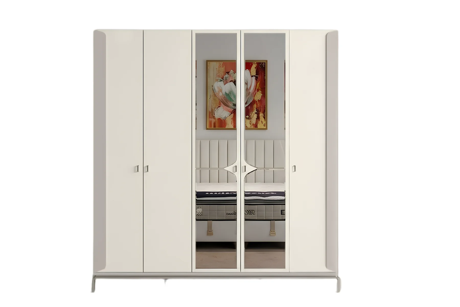 Riva 5-türiger Kleiderschrank