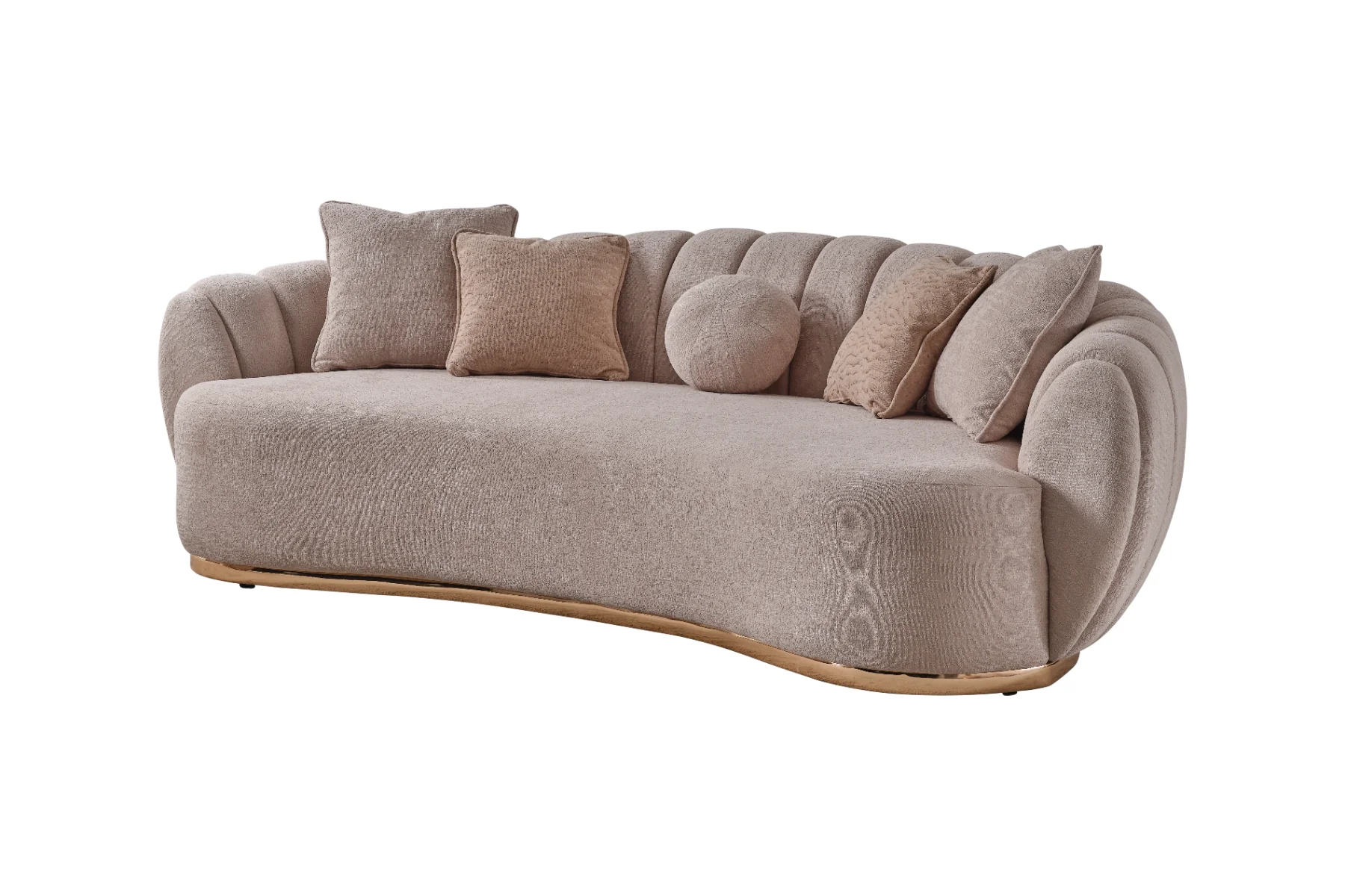 Prada 3 LÜ KANEPE (Beyaz)