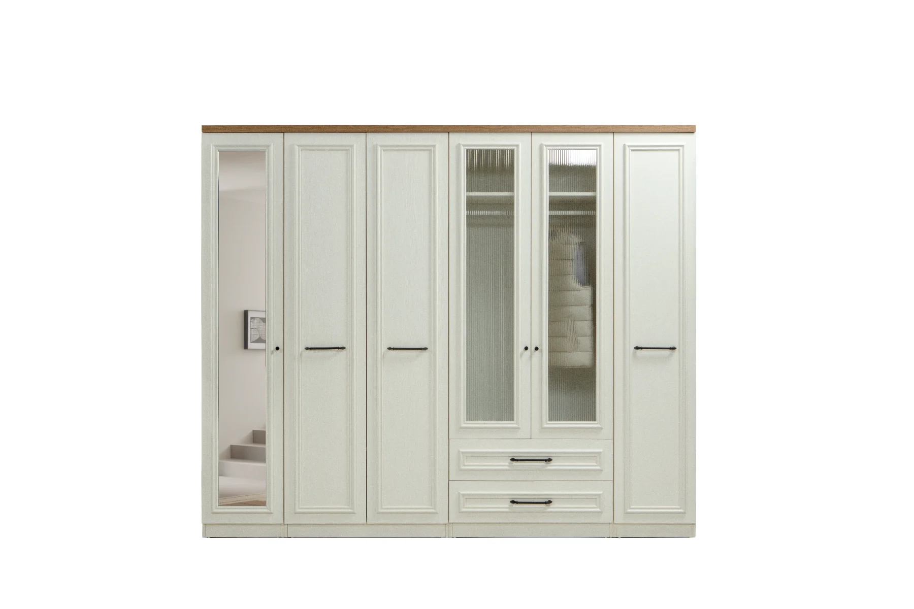 Rose 6 Kapaklı Gardırop