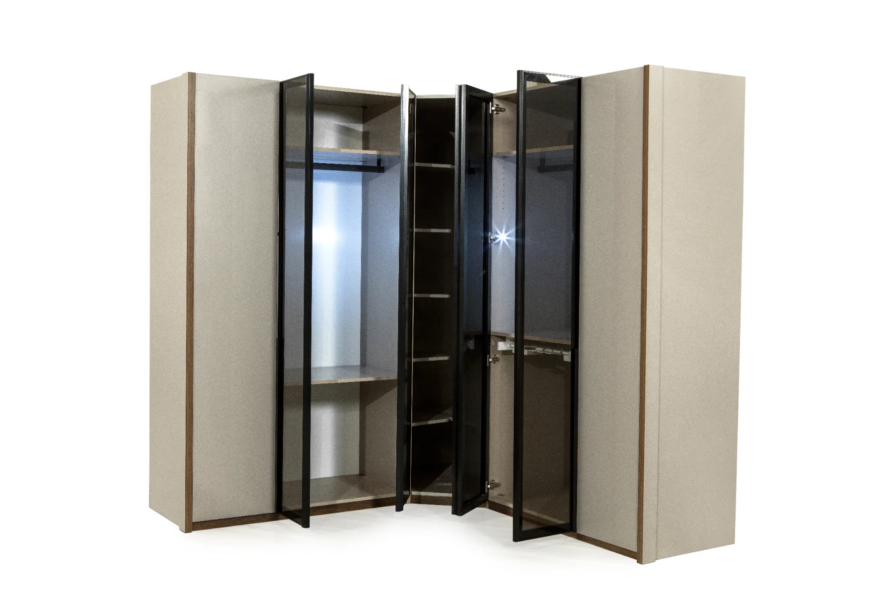 Armoire d'Angle Erzin 7 Portes