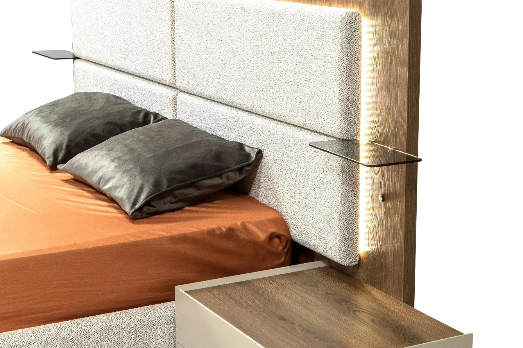 Erzin Bed Frame Without Base 180x200