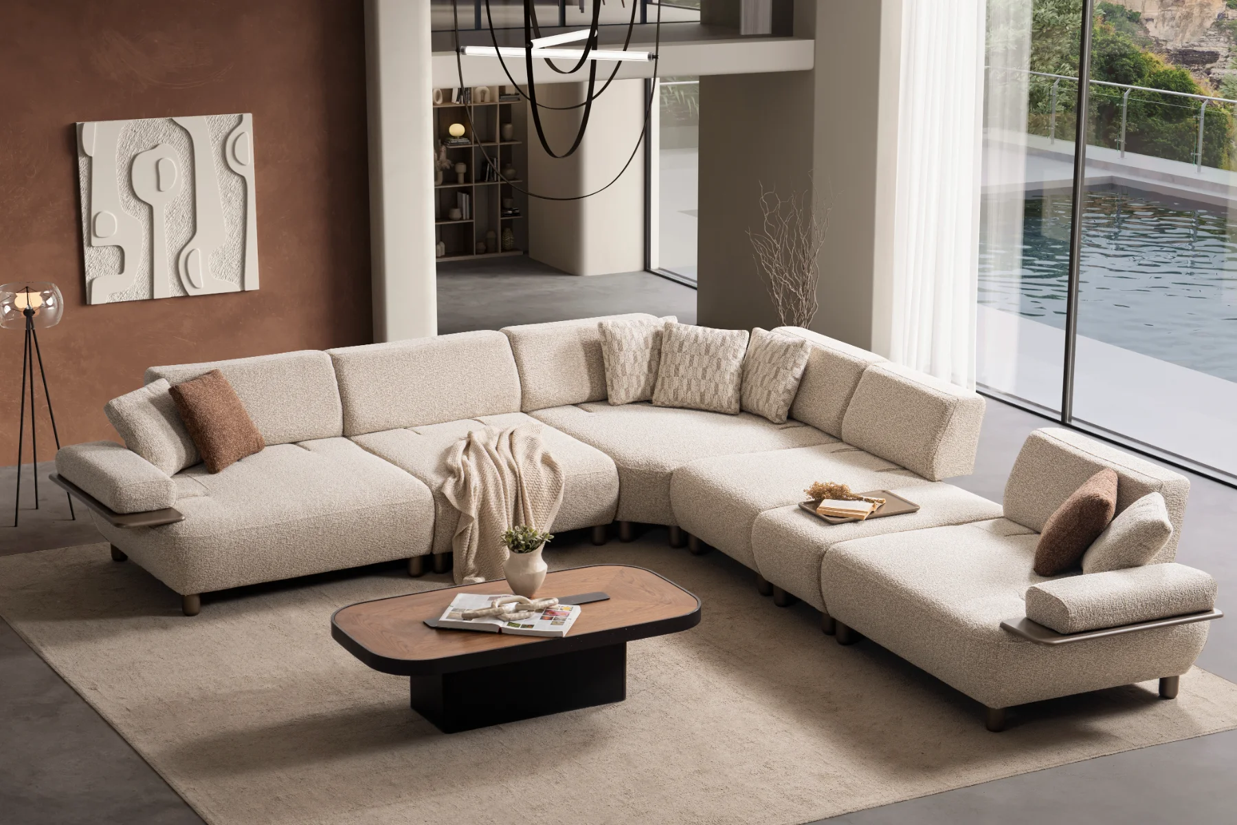 Canapé d'Angle Mia 330x360cm