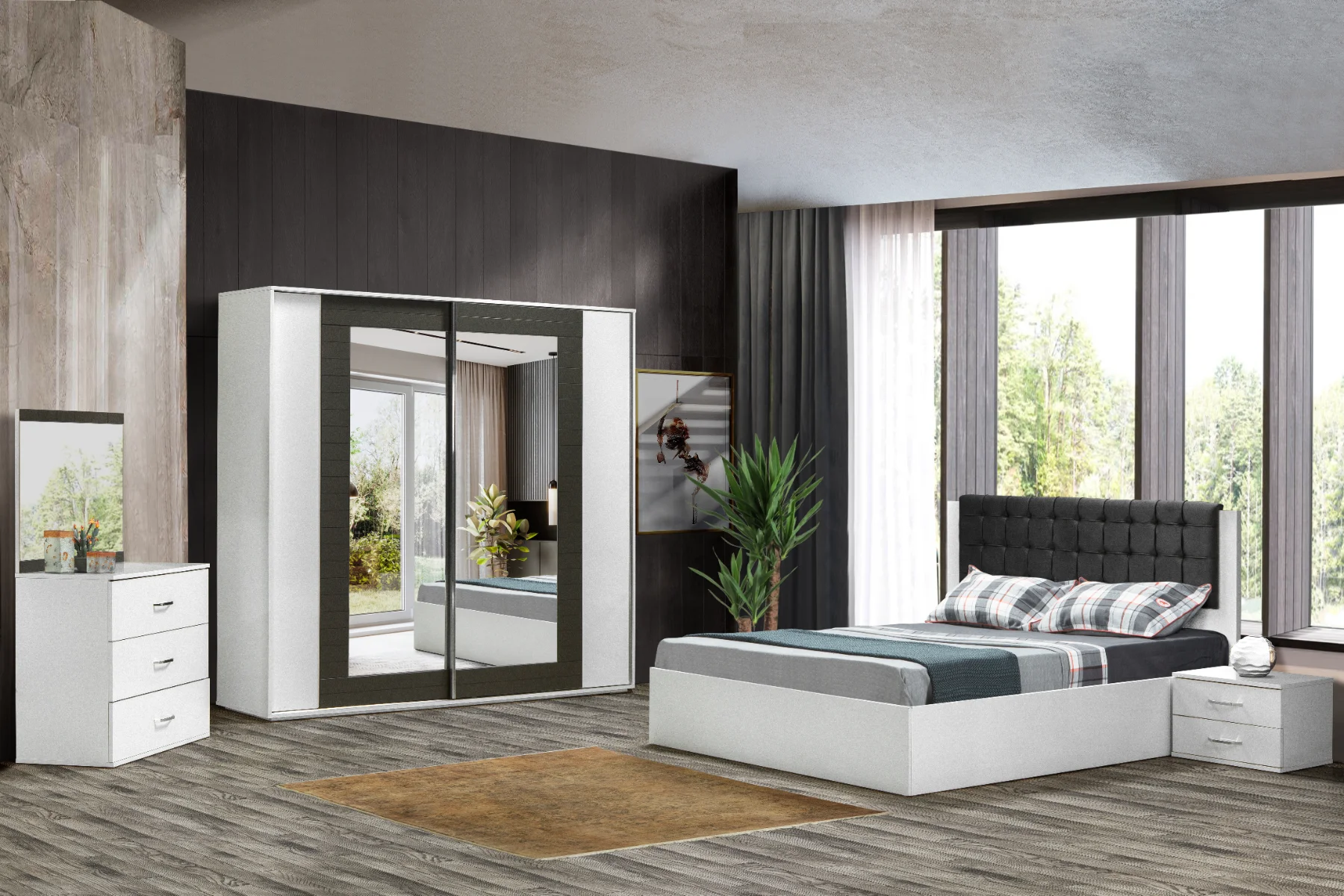 Loren Bed White Belgium