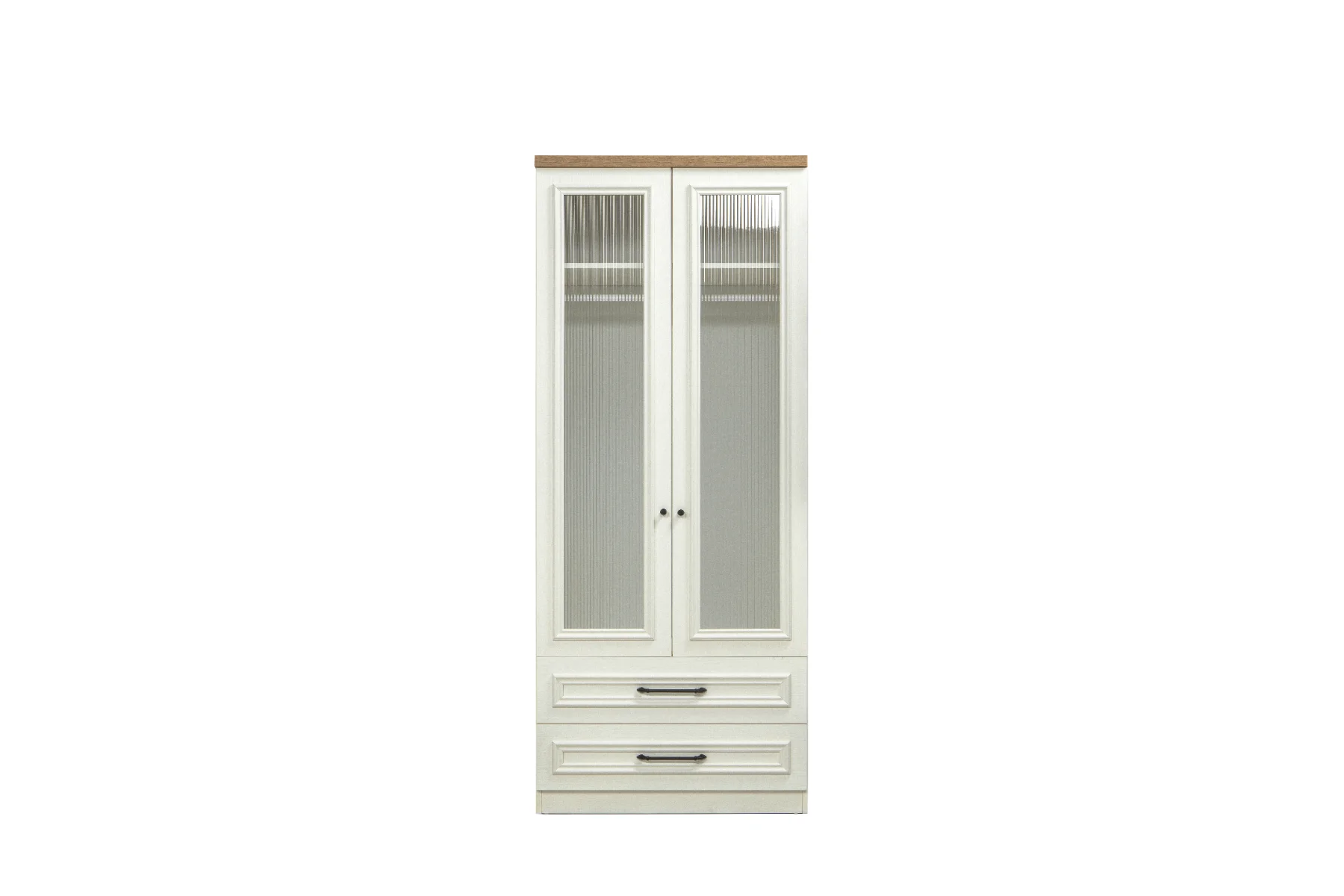 Rose Armoire Module A3 Porte avec 2 Tiroirs