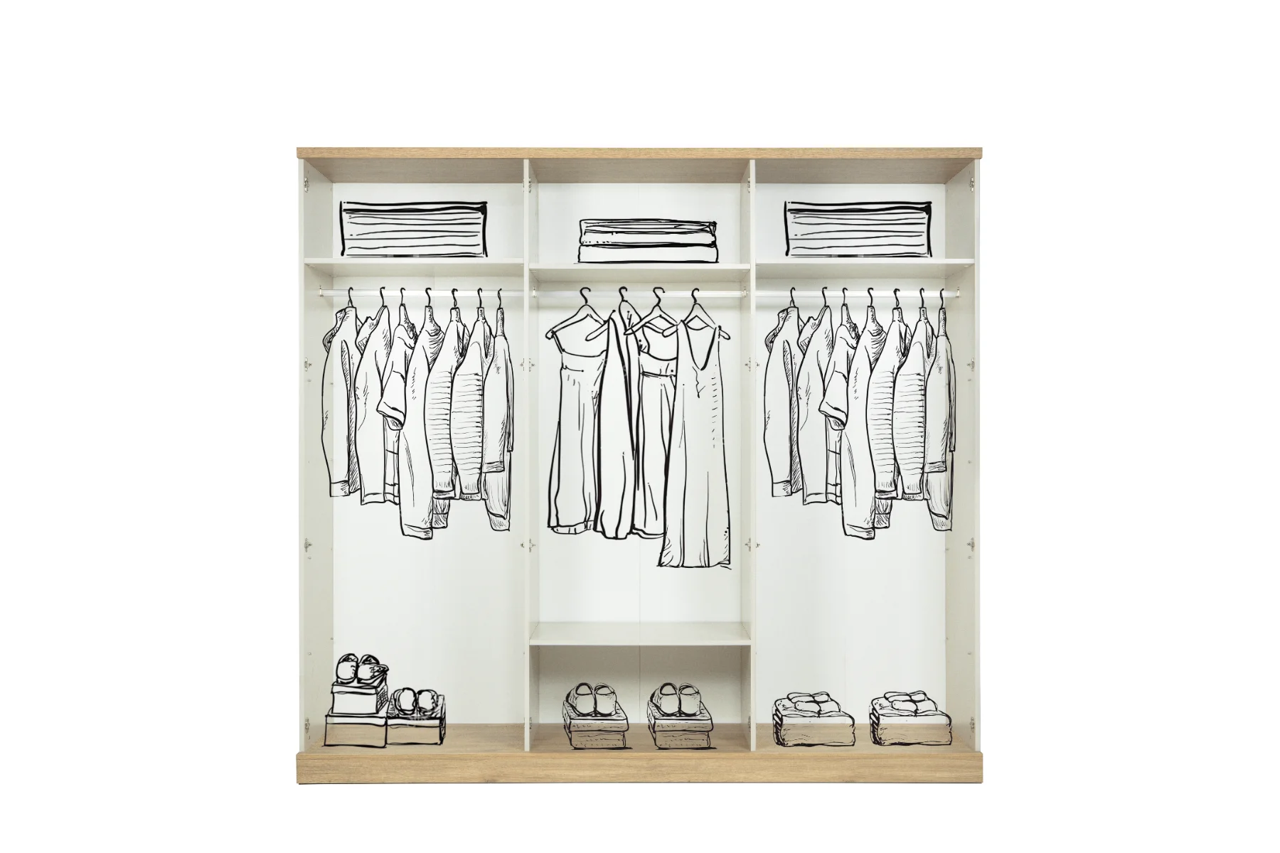 Armoire Bohem 6 Portes