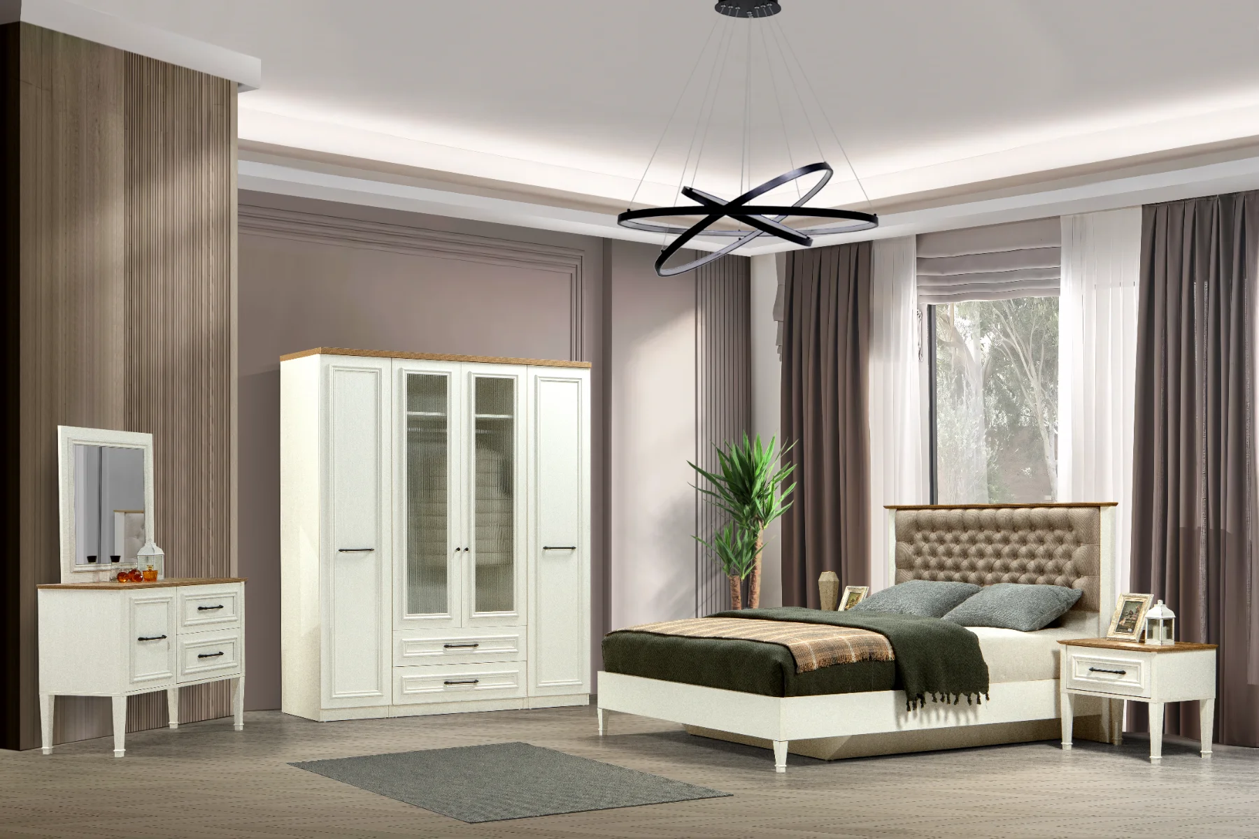 Chambre Rose 4 Portes