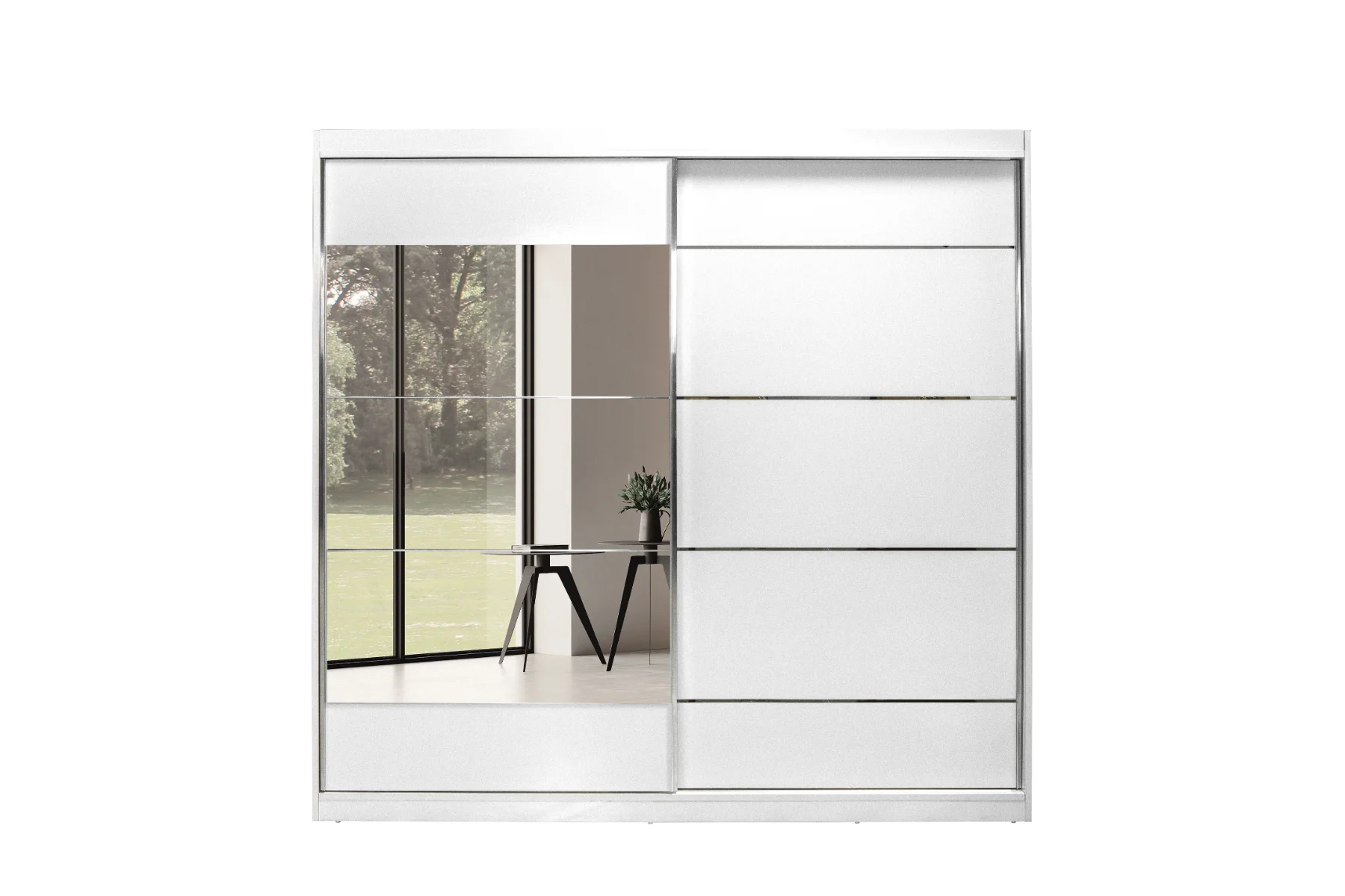 Hera Kleiderschrank 200cm Weiß
