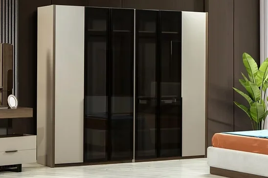 Armoire Erzin 6 Portes Vitrées