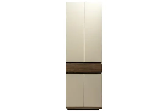 Erzin Armoire A3 Portes avec Tiroirs Lot de 2
